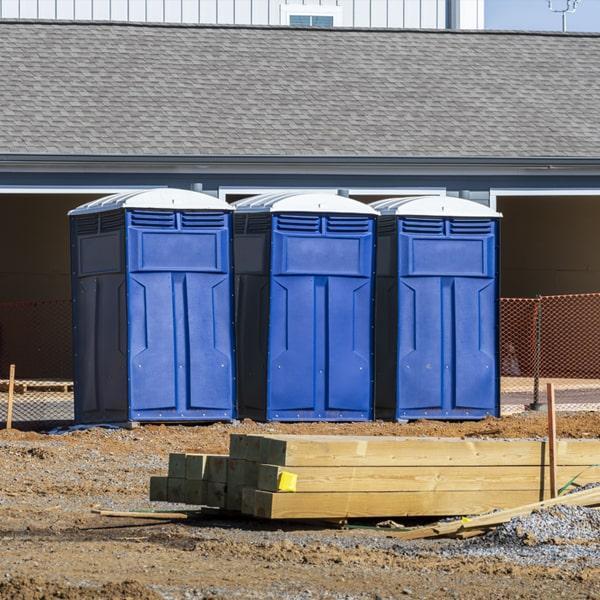 Heavy-duty construction site porta potty in Lagrange, Georgia